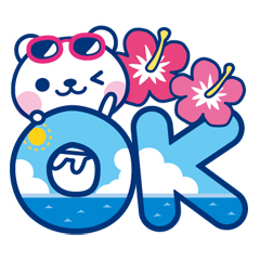 夏クマ・デカ文字だね！ / 09