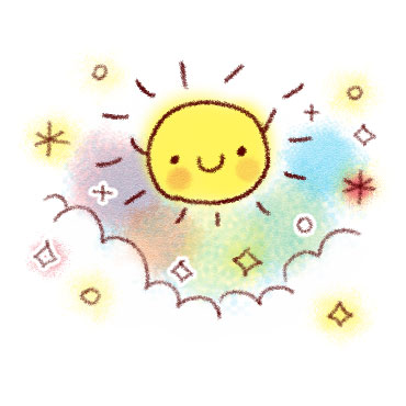 すてきな一日になる。スタンプ / 01